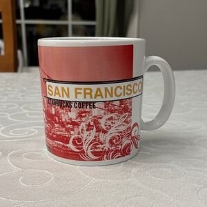 Vintage 1999 Starbucks Coffee City Mug Collector ~ San Francisco ~